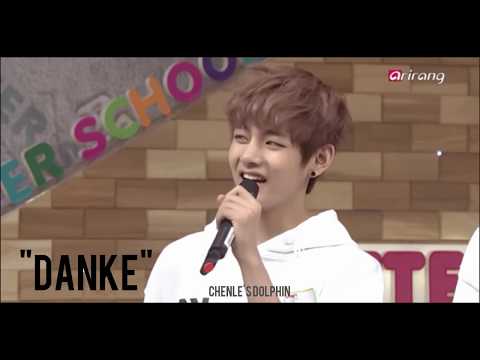 BTS Speaking German Compilation