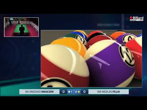 Maucieri Vincenzo VS Fillia Nicolas Jose'   21° Campionato Italiano Sanremo SEMIFINALE PARTE 2