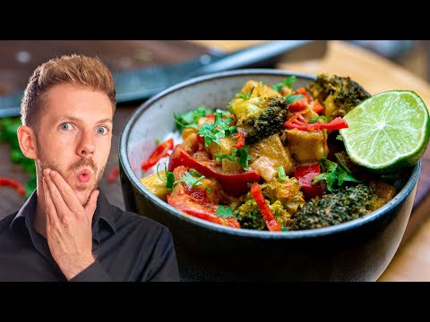Red Thai curry with coconut milk | Learn to cook Thai food