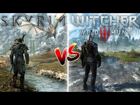 Skyrim vs The Witcher 3 - Direct Comparison