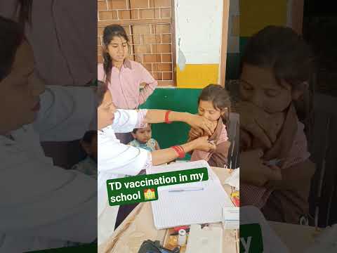 TD vaccination in my school 🏫#school #vaccination