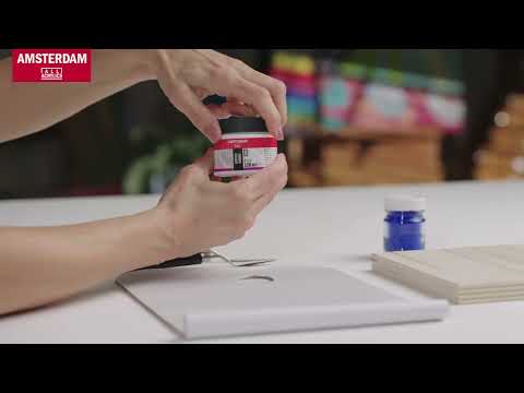 Gesso Amsterdam Mini 3007 120ml zwart