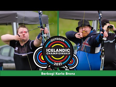 Auðunn VS Haraldur - Barebow Men Bronze Icelandic Outdoor Championship 2021