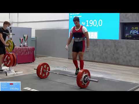 4° GARA NAZIONALE CLASSIC DI POWERLIFTING SENIOR MASCHILE  Cat. - 93  kg. 1° e 2° gruppo