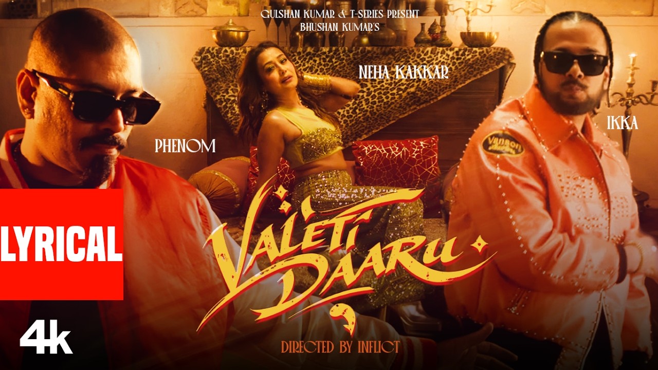 Valeti Daaru (Lyrical Video) | IKKA | Neha Kakkar | Phenom | Latest Song 2026 | Bhushan Kumar