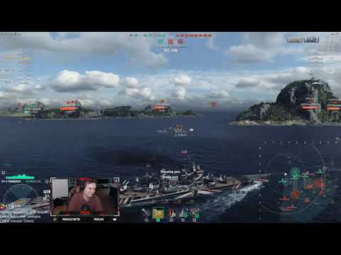 World of Warships - Thunderer - ranked battle - consistent cannons of doom