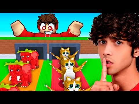 Using INFINITE LUCK on 2 ROWS… (Steal a Brainrot)