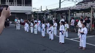 武里駅西口演武会1