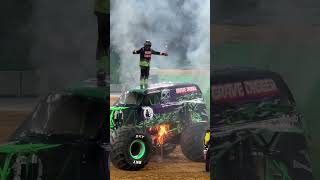 Grave Digger Monster Truck Insane Fire Melbourne Australia 2022