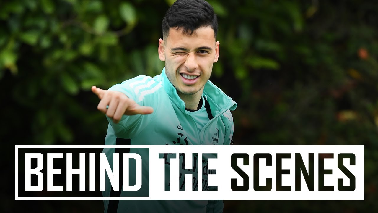Welcome back, Gabriel Martinelli! - Behind the scenes at Arsenal training centre