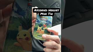 Ascended Heroes Mini Tin Pokemon Card Opening #pokemon #pokemoncards #shorts