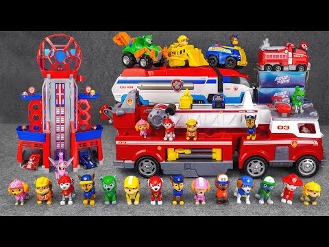 Satisfying Unboxing, PAW Patrol City Transforming Tower Playset | Fire Truck Toy & Patroller Truck