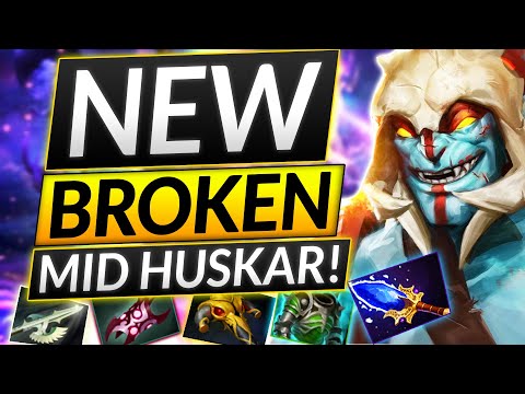 NEW 7.31B HUSKAR BUILD is SIMPLY TOO BROKEN - FREE MMR Midlane - Dota 2 CK Guide