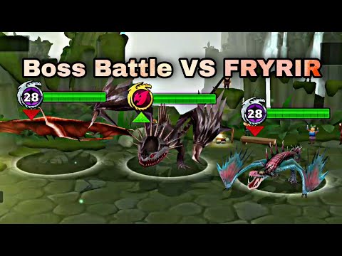 The FINAL BOSS BATTLE VS FRYRIR - INCIDENT: SANCTUARY SAVAGERY - Dragons: Rise of Berk