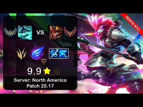 Hecarim Jungle vs Jarvan IV - NA Challenger - Patch 25.17