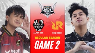 Download lagu [GAME 2] ALTER EGO vs RRQ REGULAR SEASON | MPL ID S16 AE vs RRQ mp3