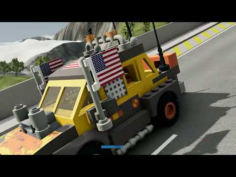 BeamNG.drive - Lego Car vs Jump Arena | EP 3/4