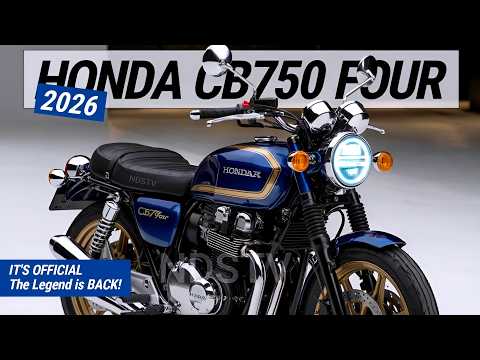 IT'S OFFICIAL: The Legend is BACK! New 2026 Honda CB750 Four REVEALED!
