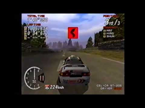 Sega Rally 2 (Dreamcast) Online Gameplay from 1999?