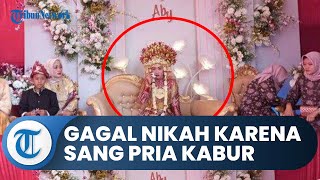 Calon Suami Kabur Gara-gara Motor Dijual untuk Biaya Nikah, Gadis Cantik Duduk Sendiri di Pelaminan