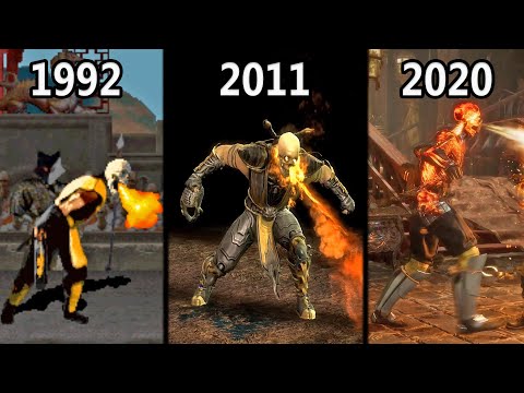 Evolution of Scorpion's Fire Breath (1992-2020)