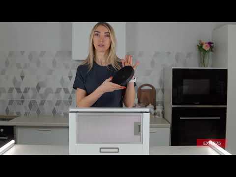 Встраиваемая кухонная вытяжка EXITEQ EX-1075 white glass - Видеообзор