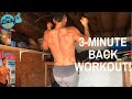 3-MINUTE BODYWEIGHT BACK BLASTER! | BJ Gaddour Muscle Gain Workout