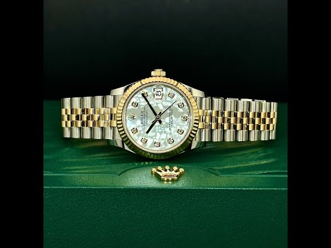 The exquisite Rolex Datejust 278273 31mm Mother of Pearl Diamond Dial