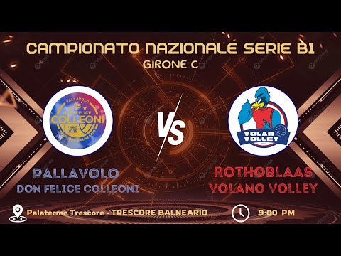 Trescore Balneario  -  Volano  I Serie B1 - Girone C 2025/2026 I 12ª Giornata