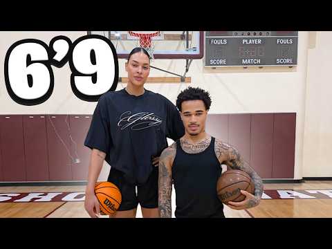 i 1v1'd A WNBA Player.. (Liz Cambage)