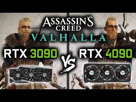 RTX 3090 vs RTX 4090 in Assassin's Creed Valhalla | 1080p