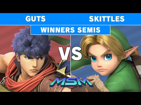 MSM Online 11 - Skittles (Young Link) Vs Guts (Ike) Winners Semis - Smash Ultimate