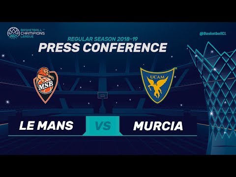Le Mans v UCAM Murcia - Press Conference - Basketball Champions League