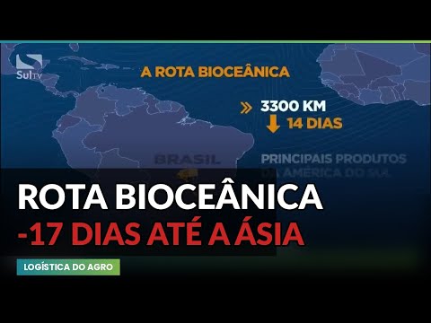 Rota Bioceânica corta até 17 dias do agro rumo à Ásia | SulTV