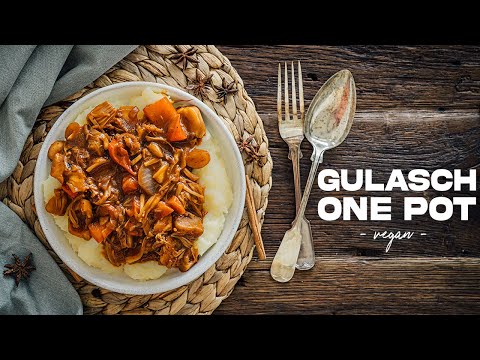 GULASCH One Pot | VEGAN | Schnelles und gesundes Winteressen