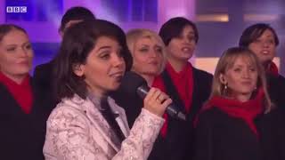 Katie Melua &amp; The Gori Women&#39;s Choir - The Little Swallow (Text of Song, Ukrainian)