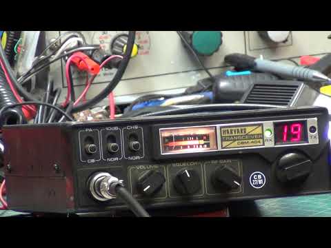 Harvard CBM404 CB27/81 UK FM CB radio - On The Air test