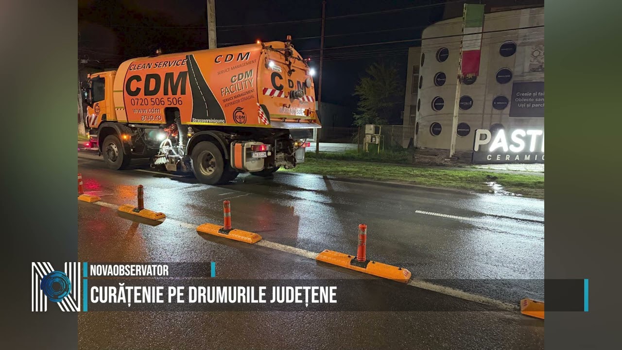 Curățenie pe drumurile județene