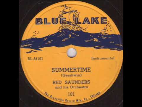 RED SAUNDERS -  Summertime   78rpm   1953