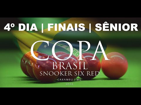 COPA BRASIL DE SNOOKER SIX RED 2024 | CAXAMBU | MG | 4º DIA FINAIS | CAM 1