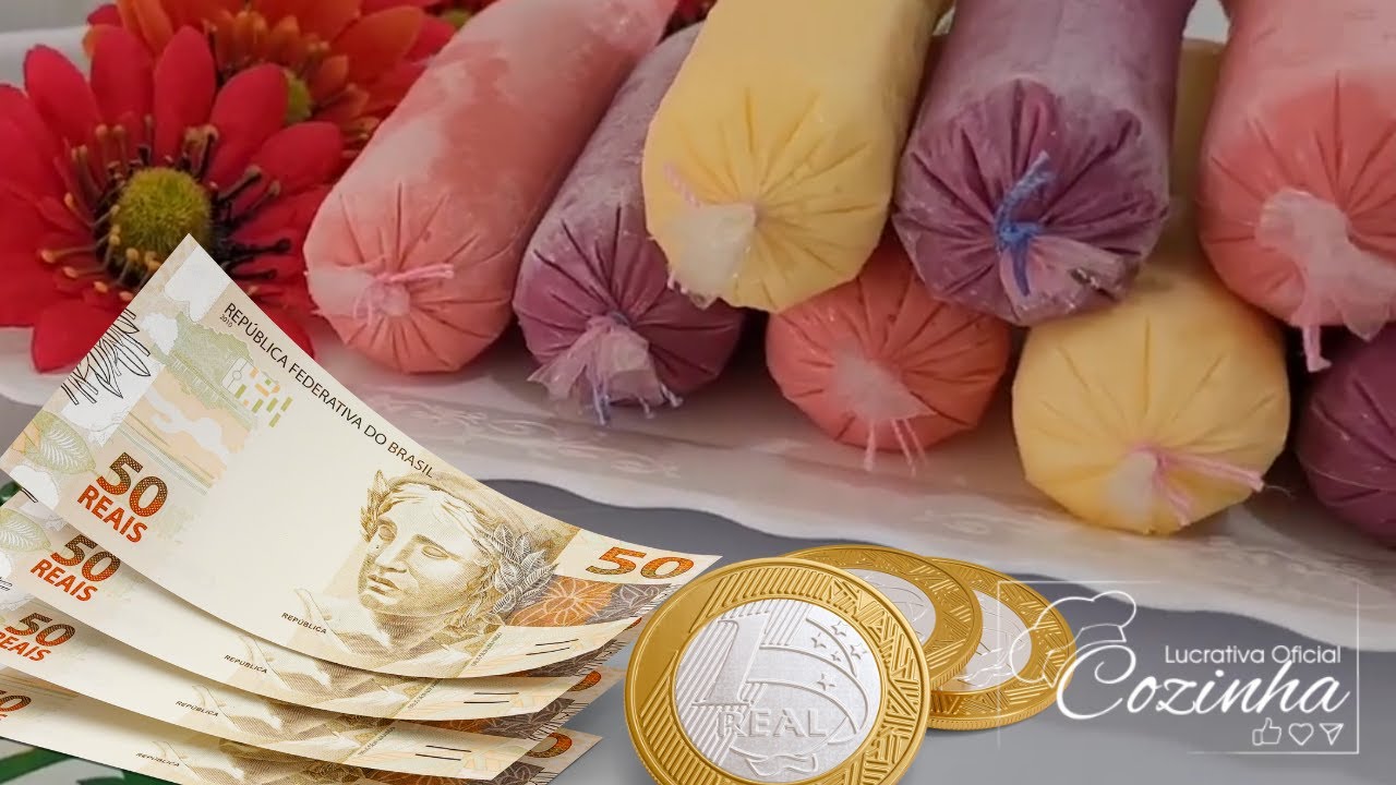 SEM CRISTAIS DE GELO 3 SABORES GELADINHO ECONÔMICO BASE EXCLUSIVA SUPER CREMOSA