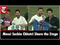 Messi Sachin Sunil Chhetri Shine At Packed Wankhede Stadium