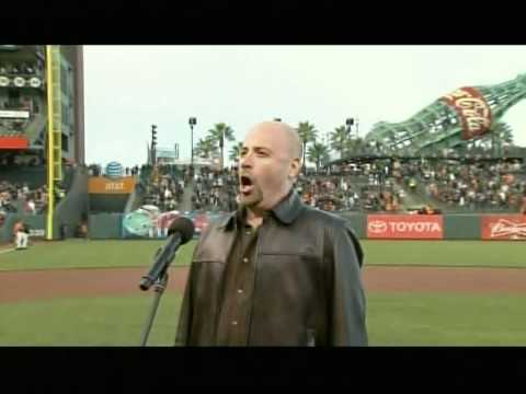 Raymond Aceto sings the National Anthem