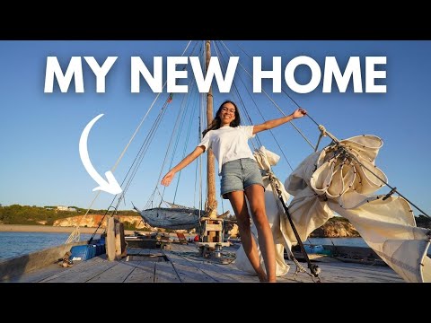 I MOVED ONTO A BOAT! Sailing life Ep. 1