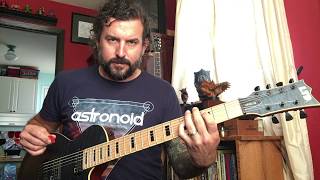 Video thumbnail for ESP LTD ZH EC7B - KHôRADA riffs from the song "Ossify" by Riffs, Scales, and Fish Tales