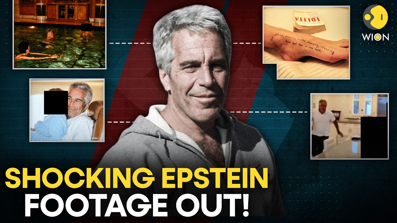 Epstein Files LIVE: DoJ Releases NEW VIDEOS Showing Epstein Dancing, Chasing Women | WION LIVE