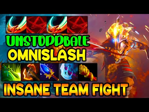 UNSTOPPABLE OMNISLASH - INTENSE JUGGERNAUT CARRY - INSANE TEAM FIGHT - DOTA 2 GAMEPLAY