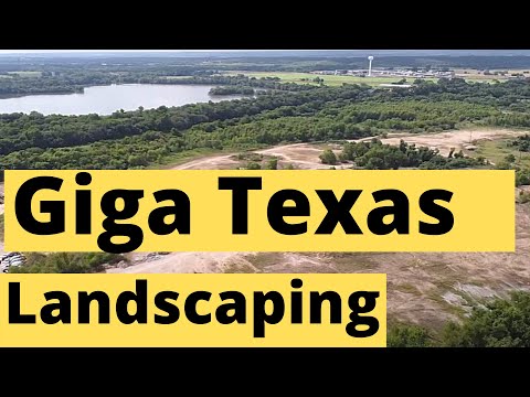 Tesla Giga Texas Landscaping Update and Heavy Machinery