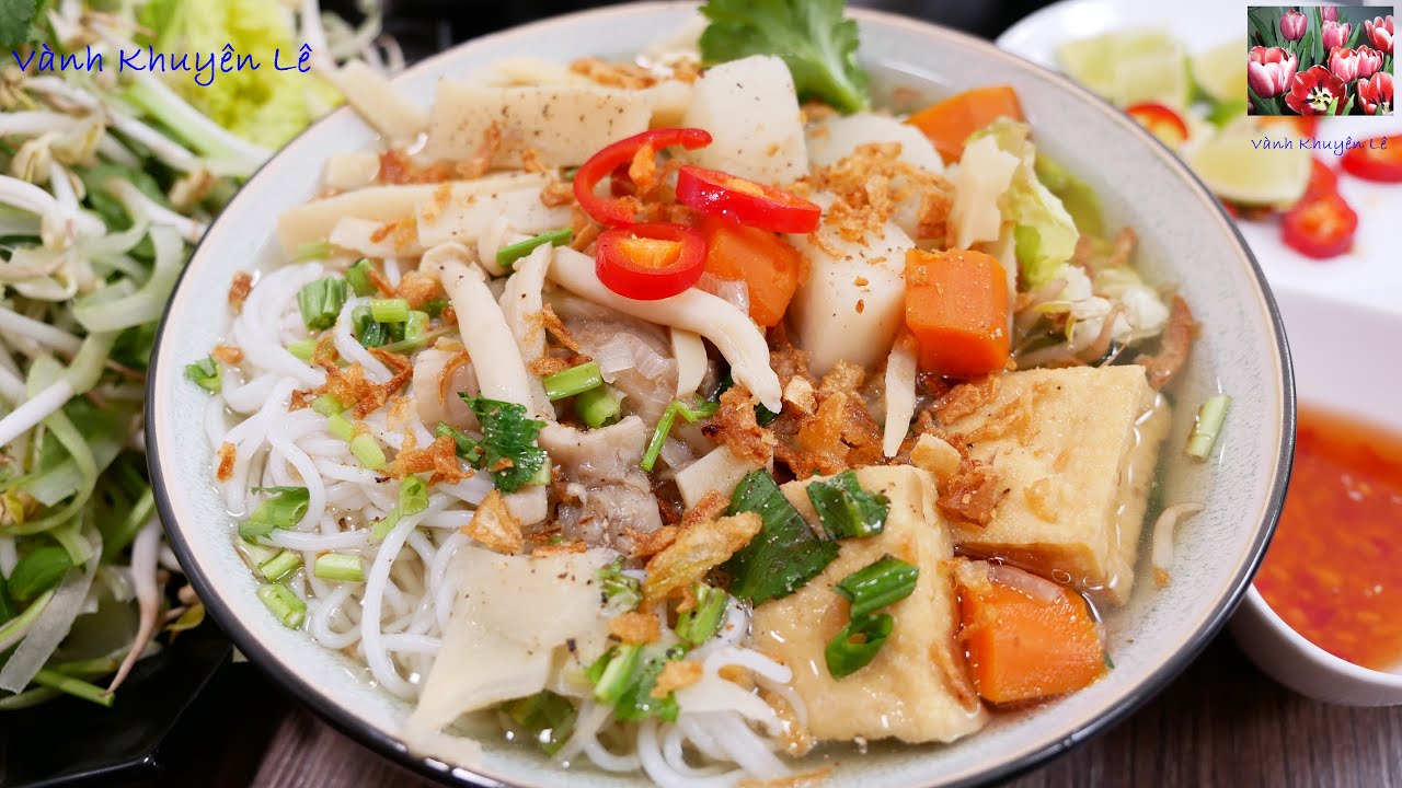 Cách Nấu Bún Măng Khô