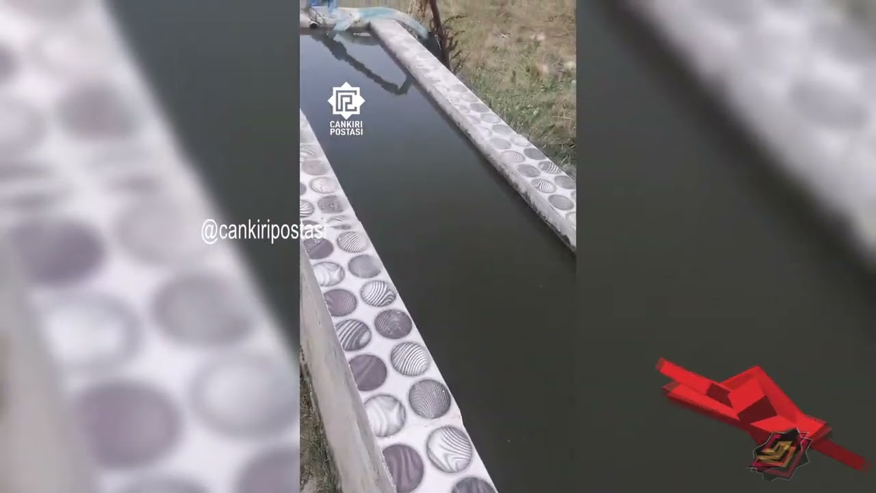 Çerkeş’te çeşme suyu yeşile döndü